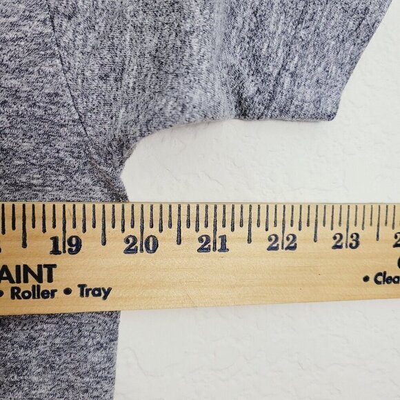 Vintage Vans Heritage T-Shirt Heathered Gray Spellout Logo Soft Knit Casual Med - Picture 5 of 6